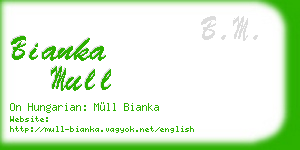 bianka mull business card